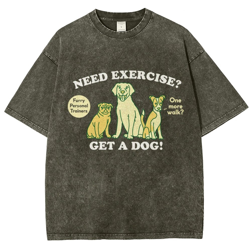 My Dog is My Personal Trainer Vintage Distressed T-shirt