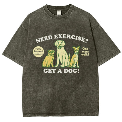 My Dog is My Personal Trainer Vintage Distressed T-shirt
