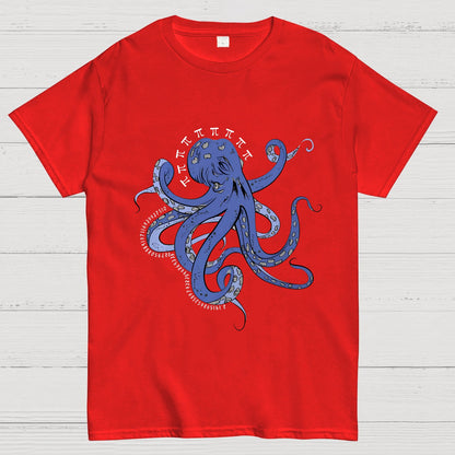 Funny Pi Day Octopus Geeky T-Shirt