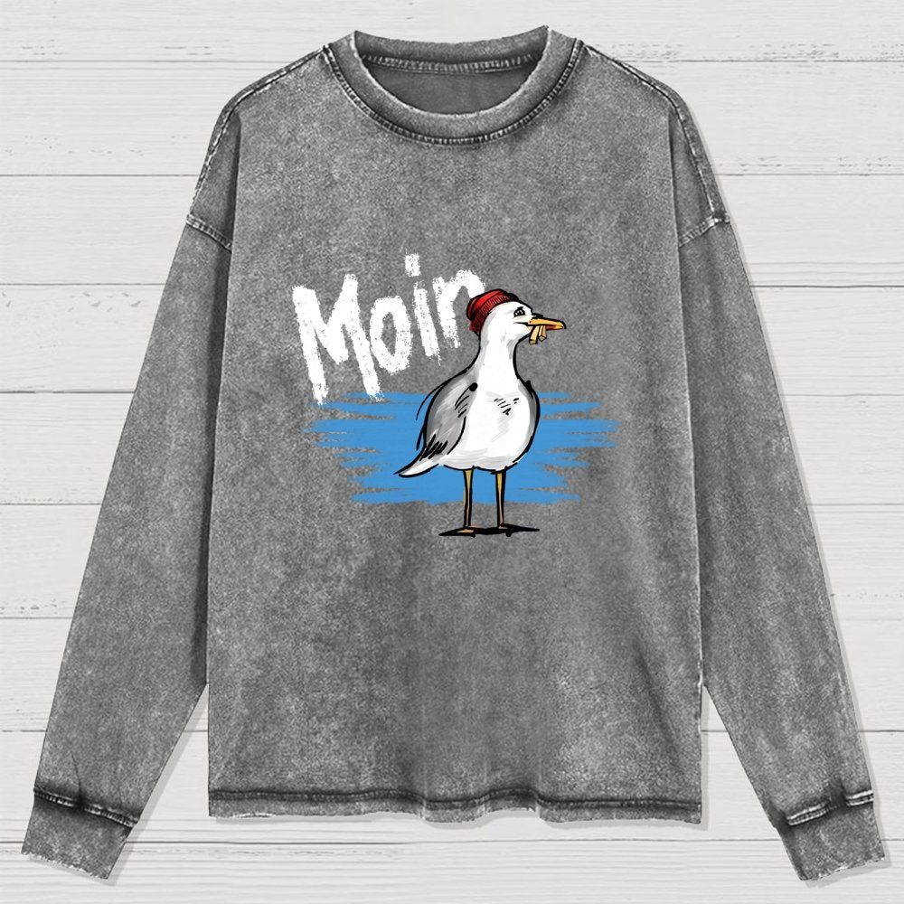 Moin Washed Long Sleeve Tee 2509001408
