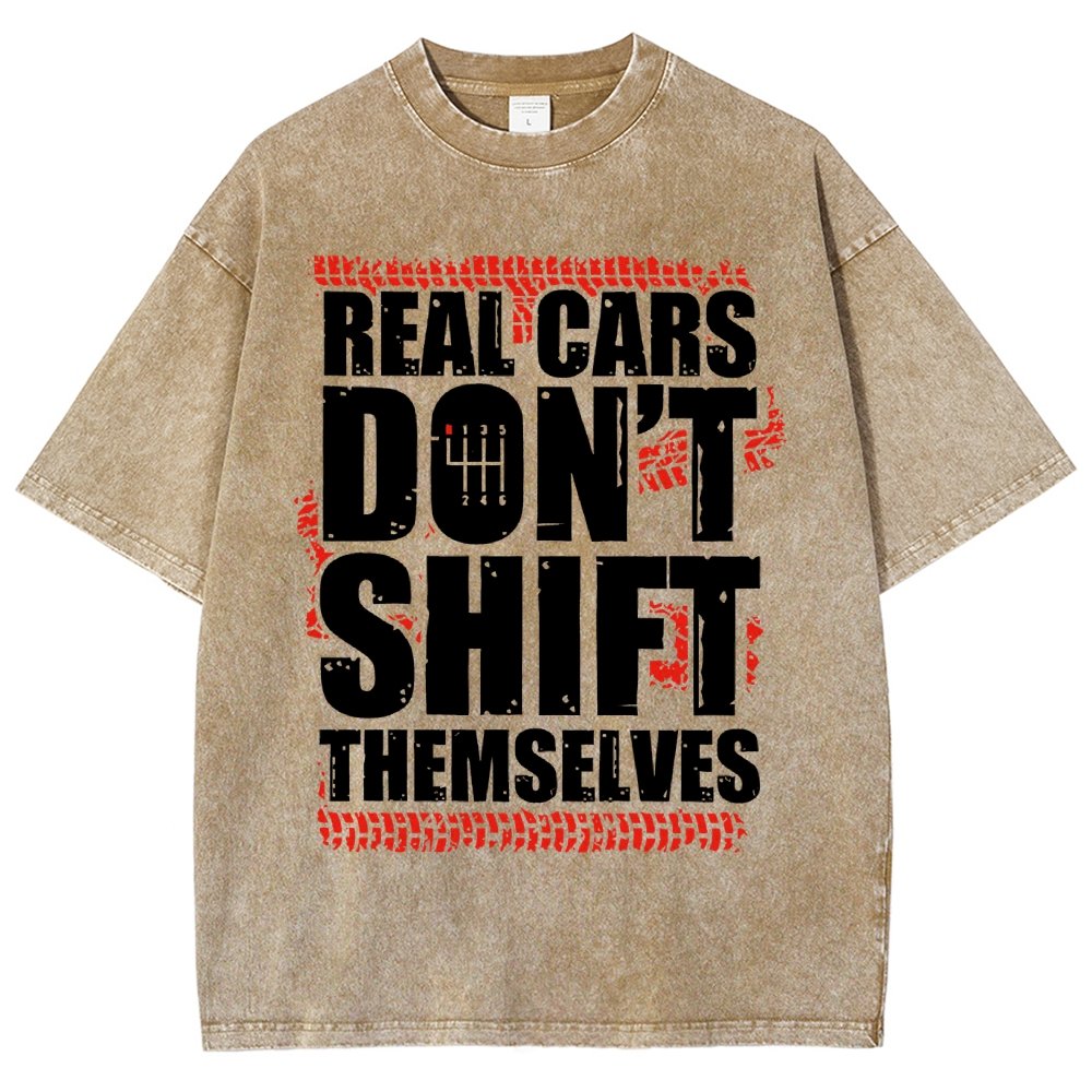 Manual Transmission Gearhead Vintage Distressed T-shirt