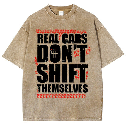 Manual Transmission Gearhead Vintage Distressed T-shirt