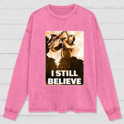 Sax Man Washed Long Sleeve Tee
