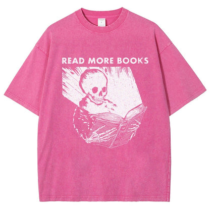 Read More Books  Vintage Distressed T-shirt