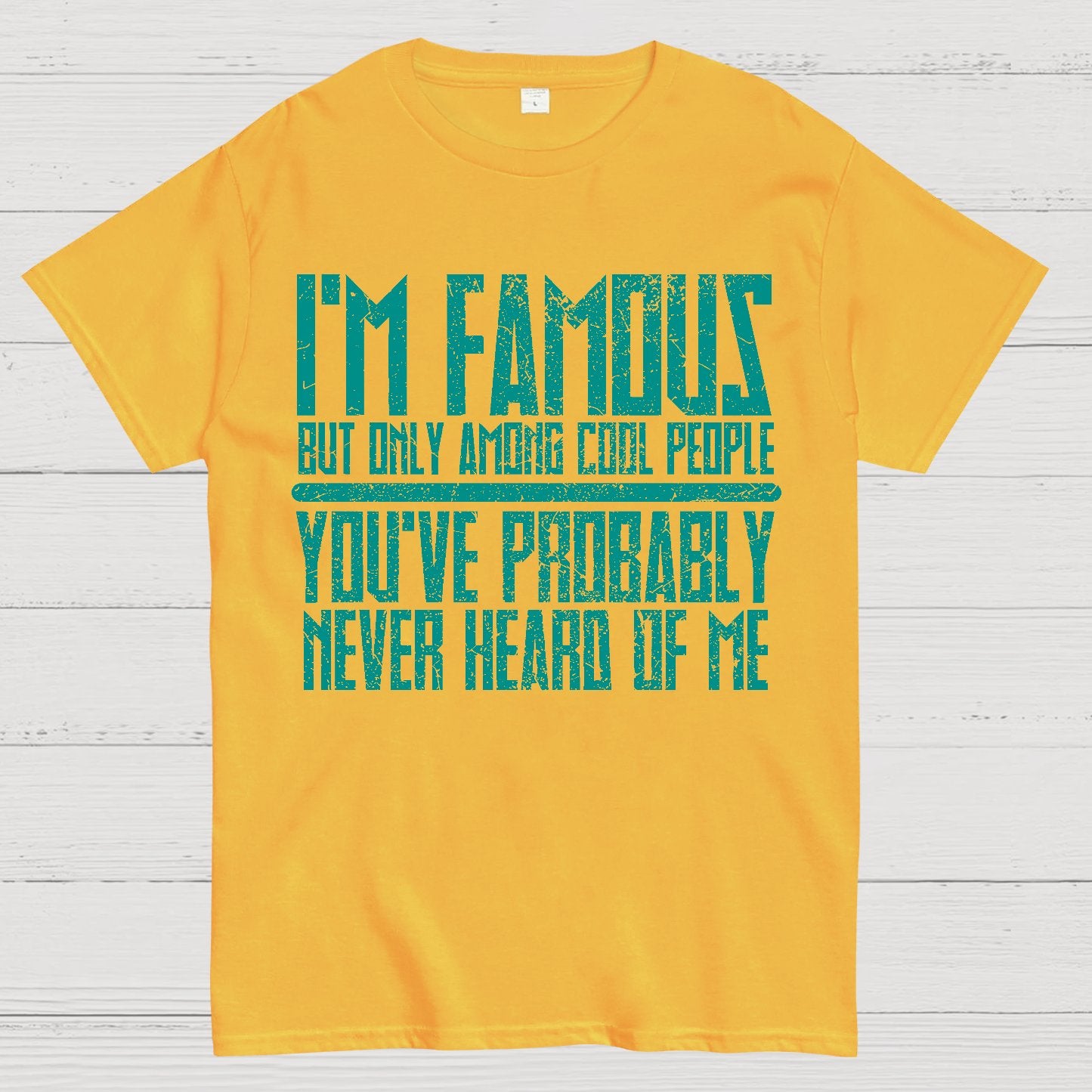 I’m Famous Among Cool People Geek T-Shirt