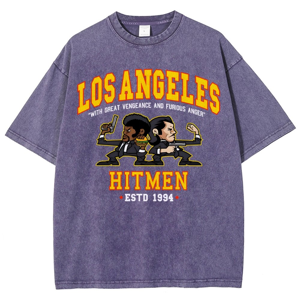 Los Angeles Hitmen Vintage Distressed T-shirt