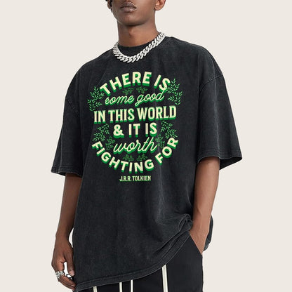 There is Some Good in This World Vintage Distressed T-shirt