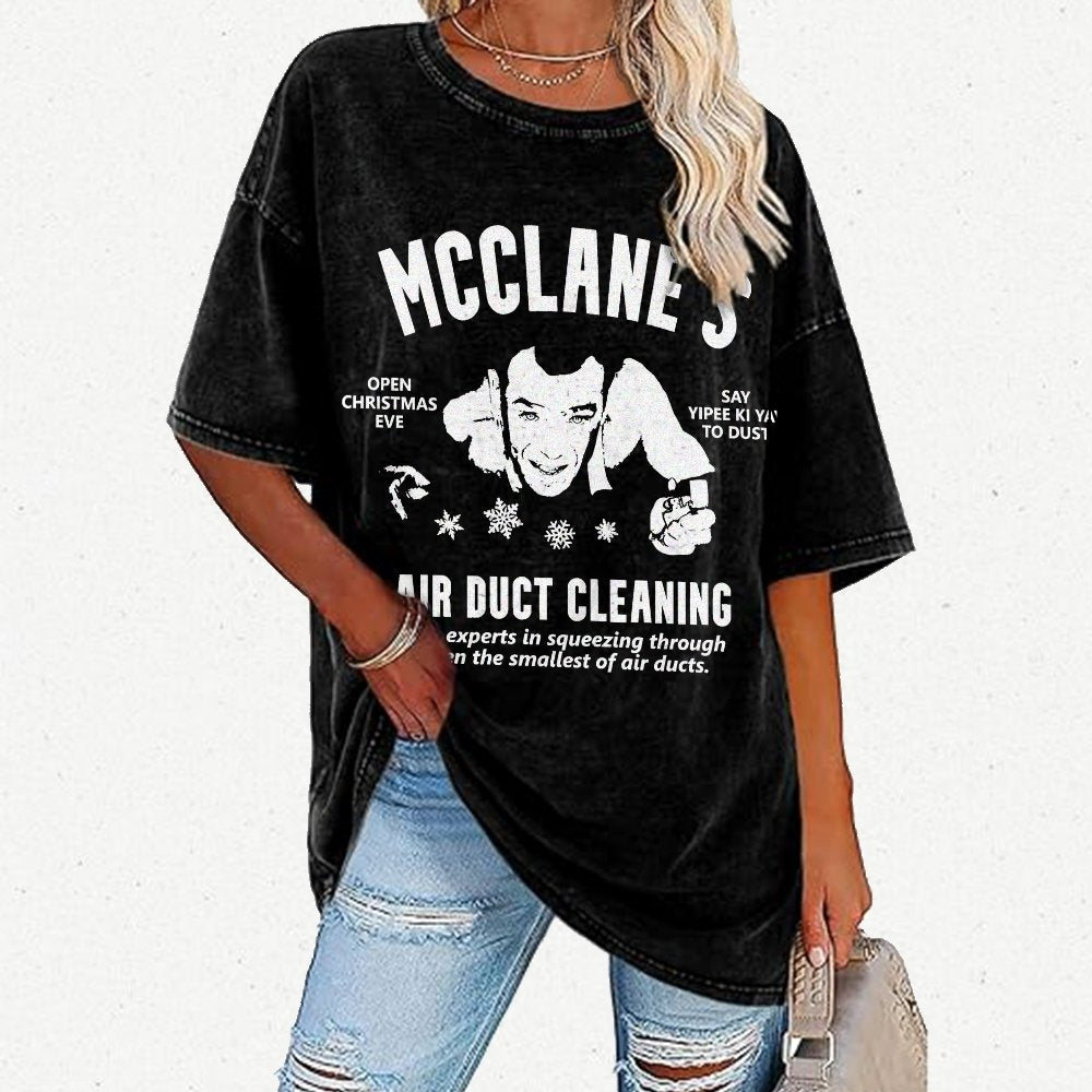 Hero's Air Duct Cleaning Vintage Distressed T-shirt