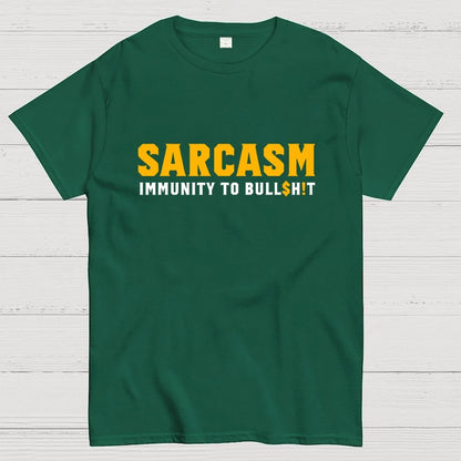 Sarcasm Immunity To Bull$H!T Geek T-Shirt