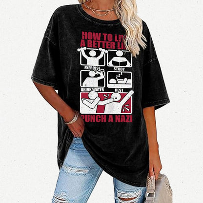 How To Have A Better Life Vintage Distressed T-shirt