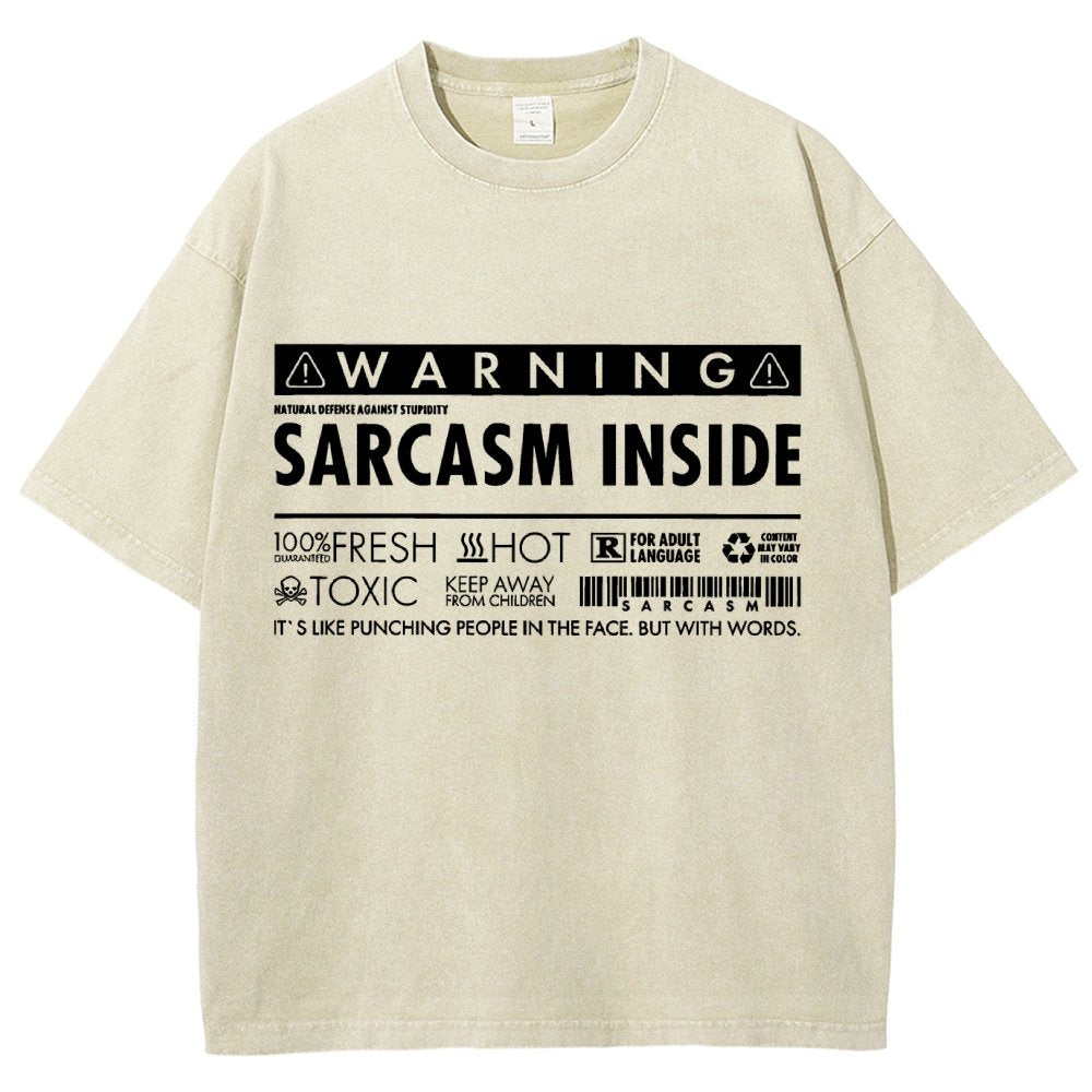 Sarcasm Inside Vintage Distressed T-shirt