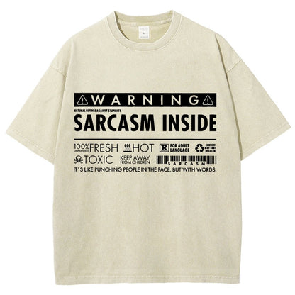 Sarcasm Inside Vintage Distressed T-shirt