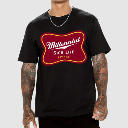 Millennial Sigh Life Geek T-Shirt