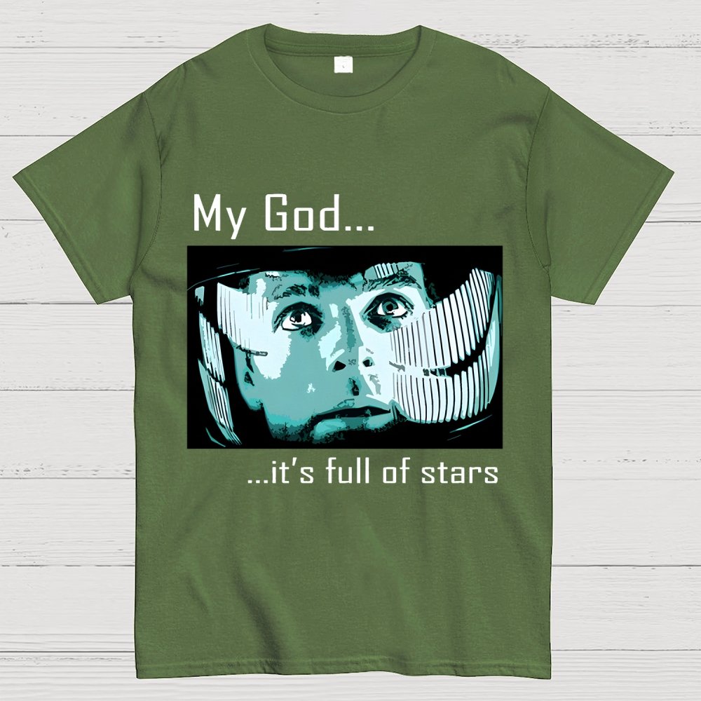 My God t's full of stars! Unisex Geek T-Shirt