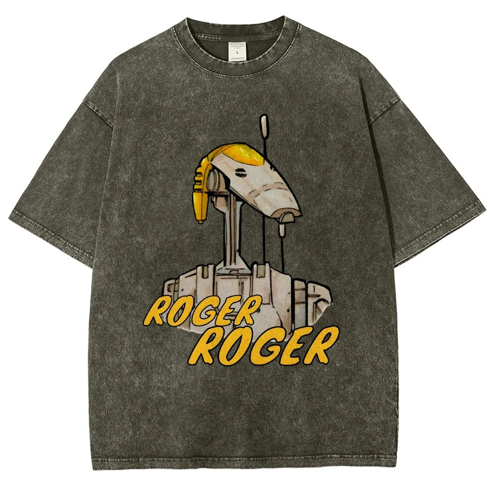 Roger, roger Vintage Distressed T-shirt