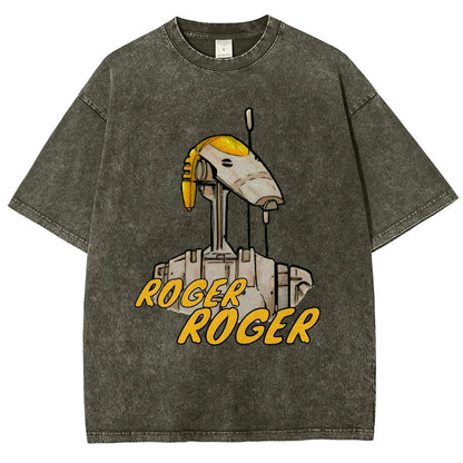 Roger, roger Vintage Distressed T-shirt