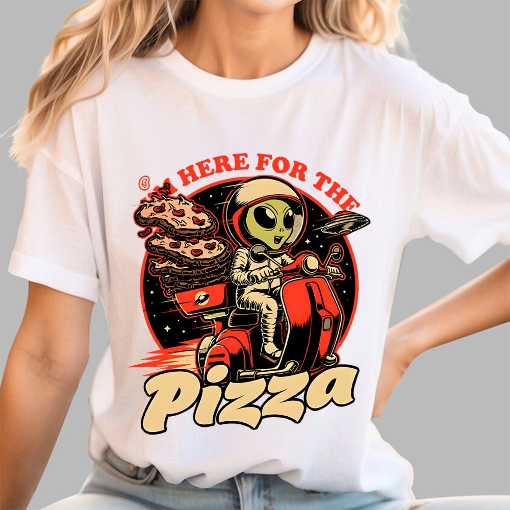 Space Pizza Delivery Unisex Geek T-Shirt