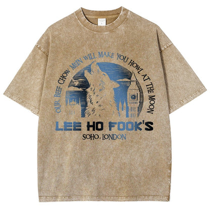Werewolves of London - Howl at the Moon Vintage Distressed T-shirt