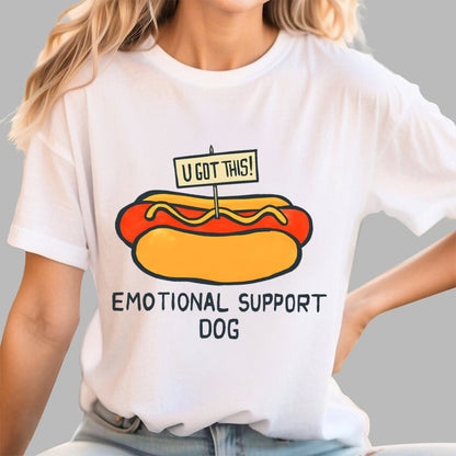 Emotional Support Dog Geek T-Shirt