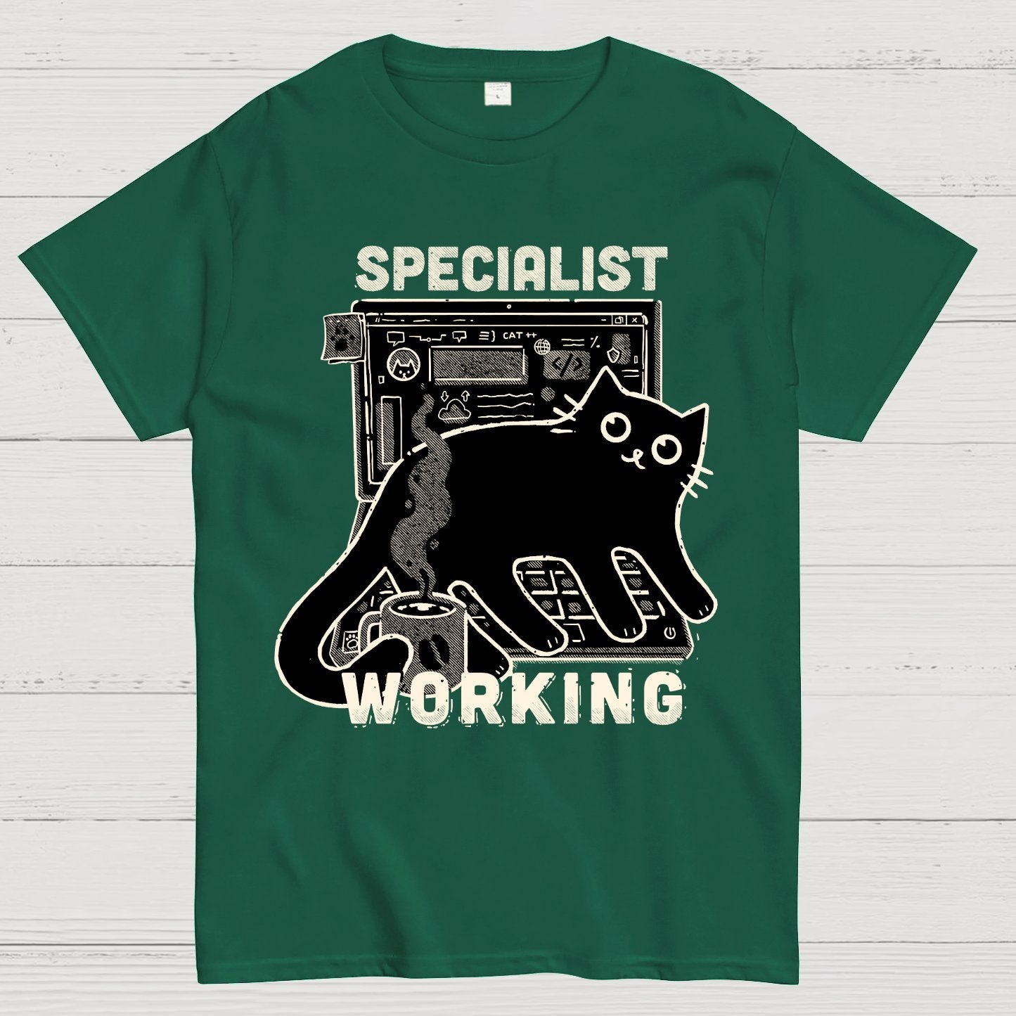 Specialist Working Geek T-Shirt
