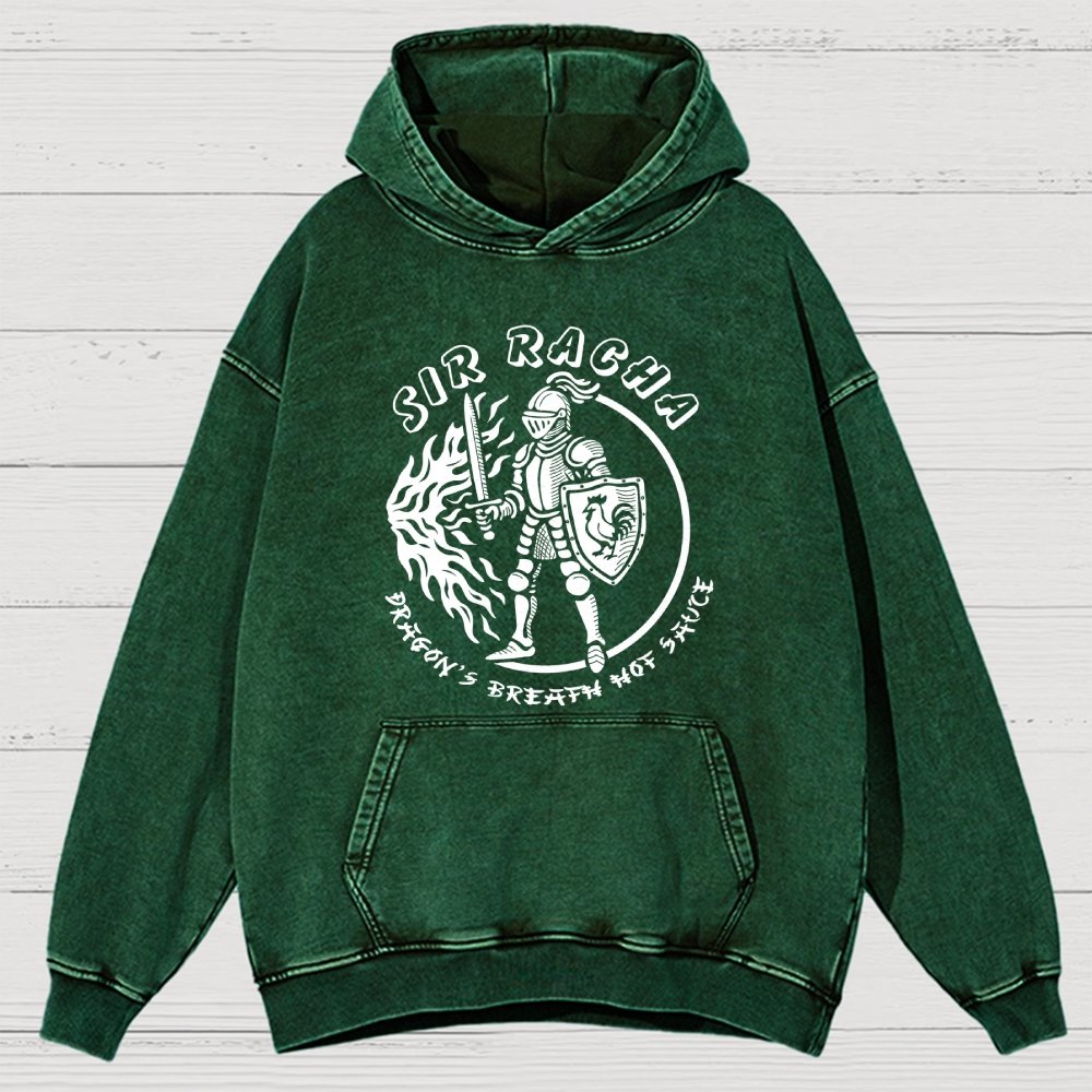 Sir Racha Dragon’s Breath Hot Sauce Vintage Distressed Hoodie