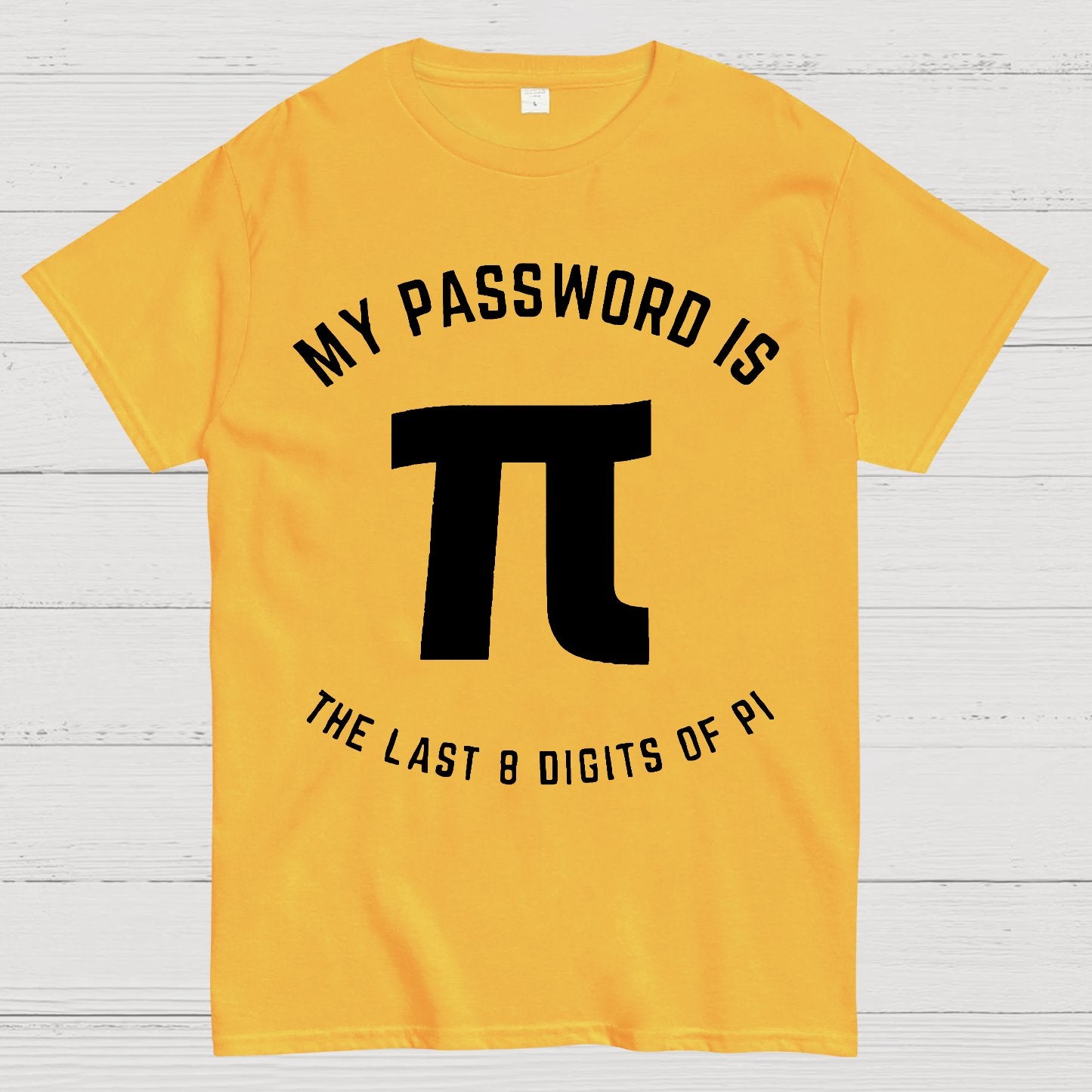 My Password Is The Last 8 Digits Of Pi Nerd Geek T-Shirt