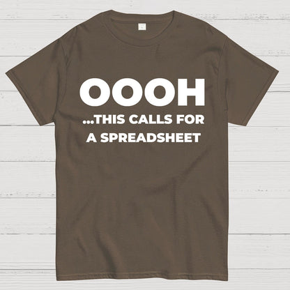 Ohh...This Calls for a Spreadsheet Geek T-Shirt