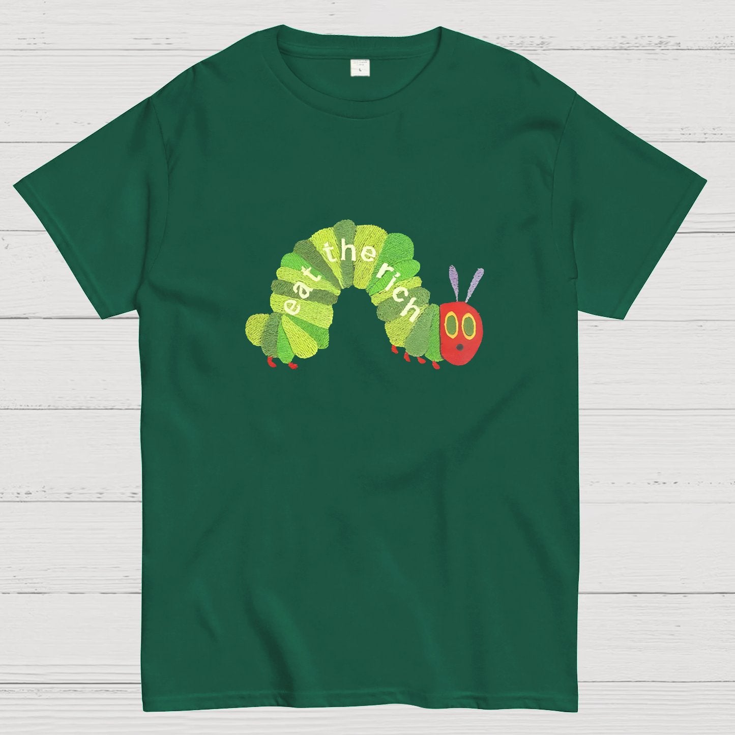 Eat the Rich Print Geek T-Shirt
