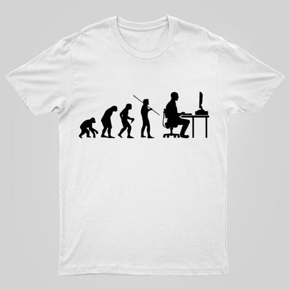 Computer Worker Evolution Shirt, Programmer T-Shirt
