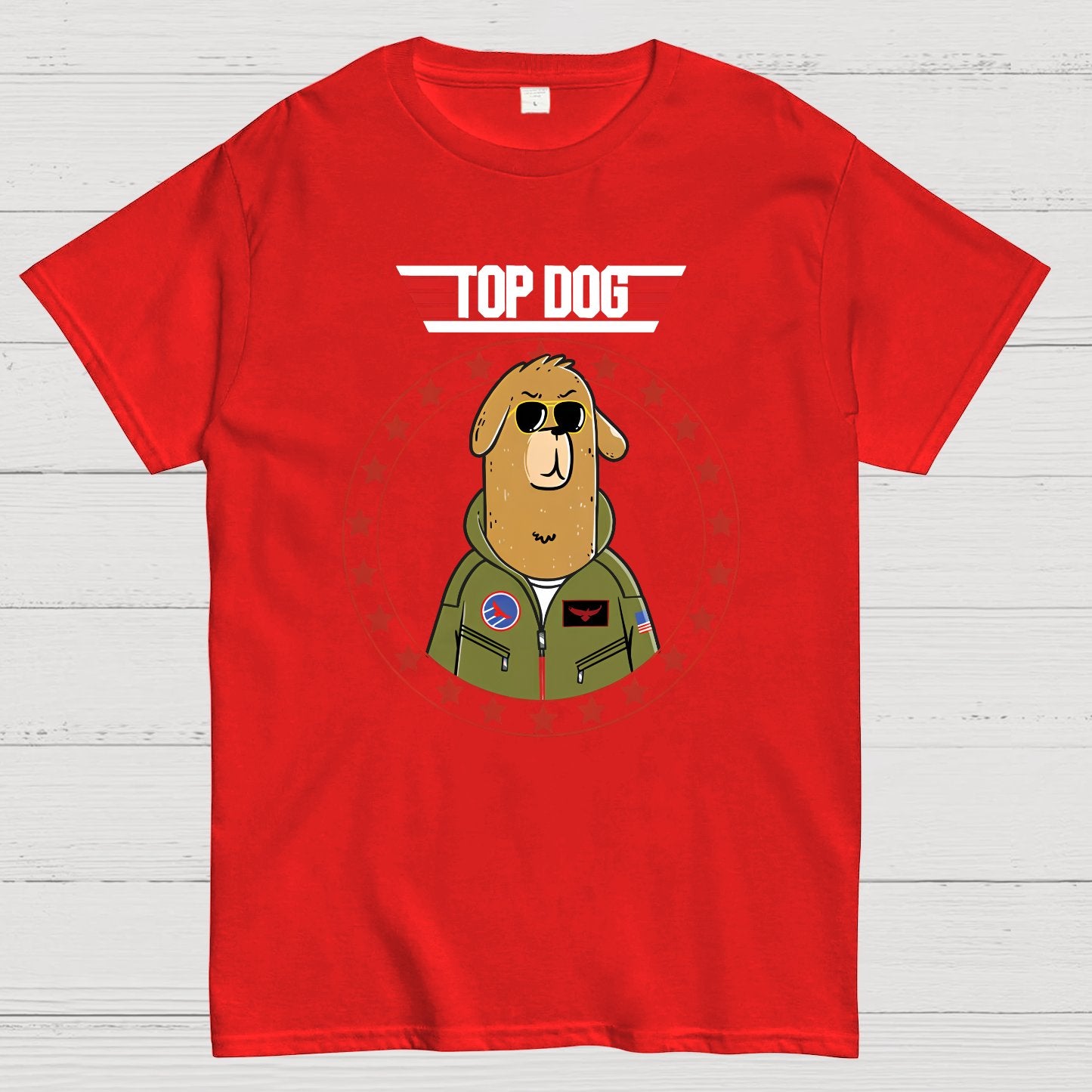 Top Dog.Sarcasm Geek T-Shirt