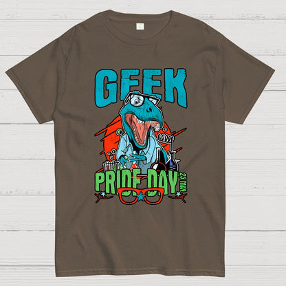 Geek Pride Day Dinosaur Rex Geek T-Shirt