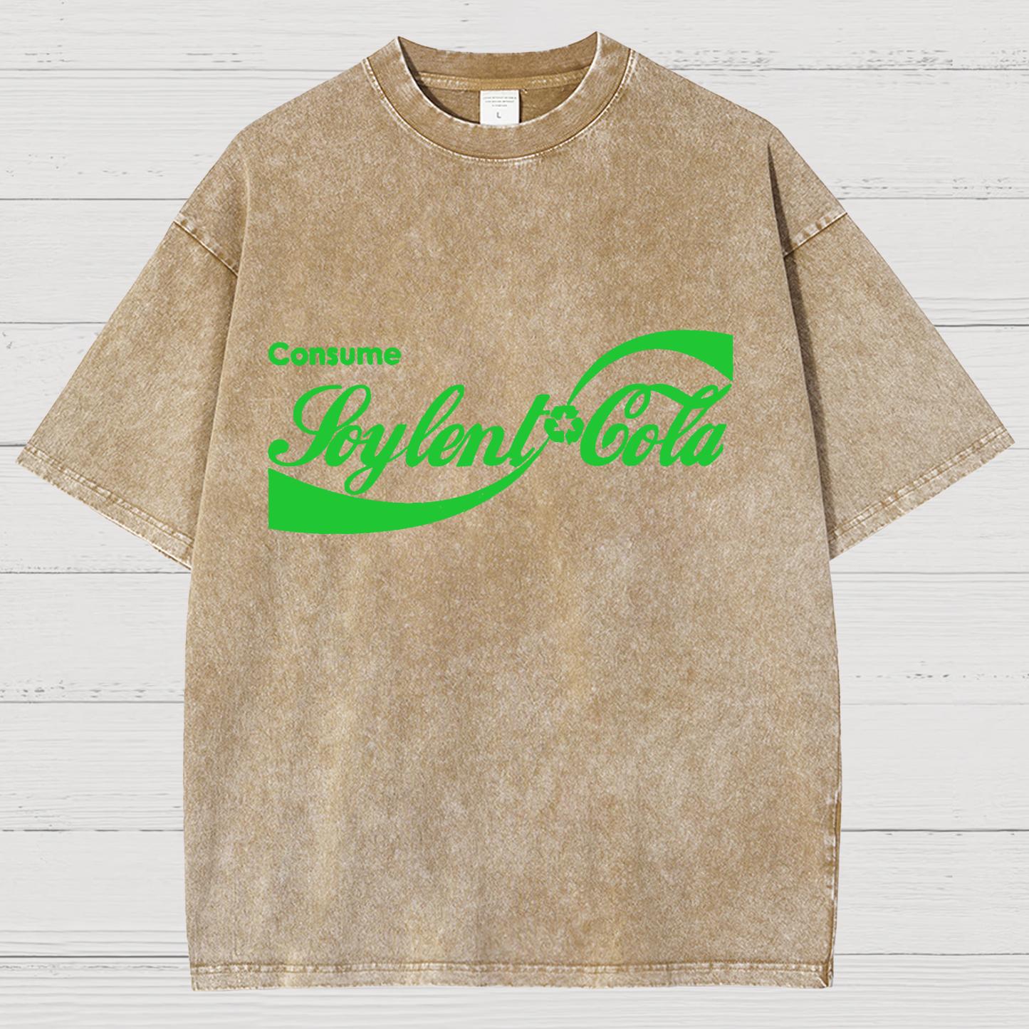 Consume Galactic Cola! Vintage Distressed T-shirt