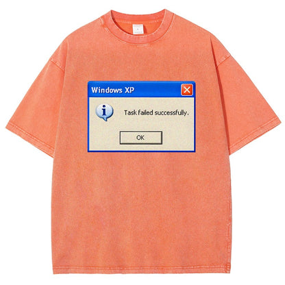 Task Failed Successfully Vintage Distressed T-shirt