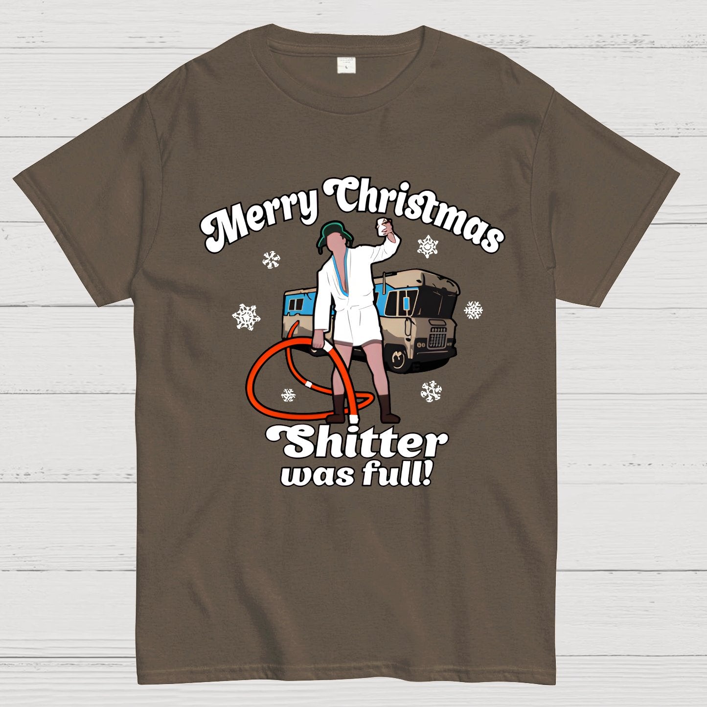 Merry Christmas Shitter Was Full Geek T-Shirt