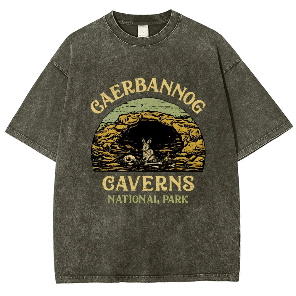 Mystic Caverns National Park Vintage Distressed T-shirt