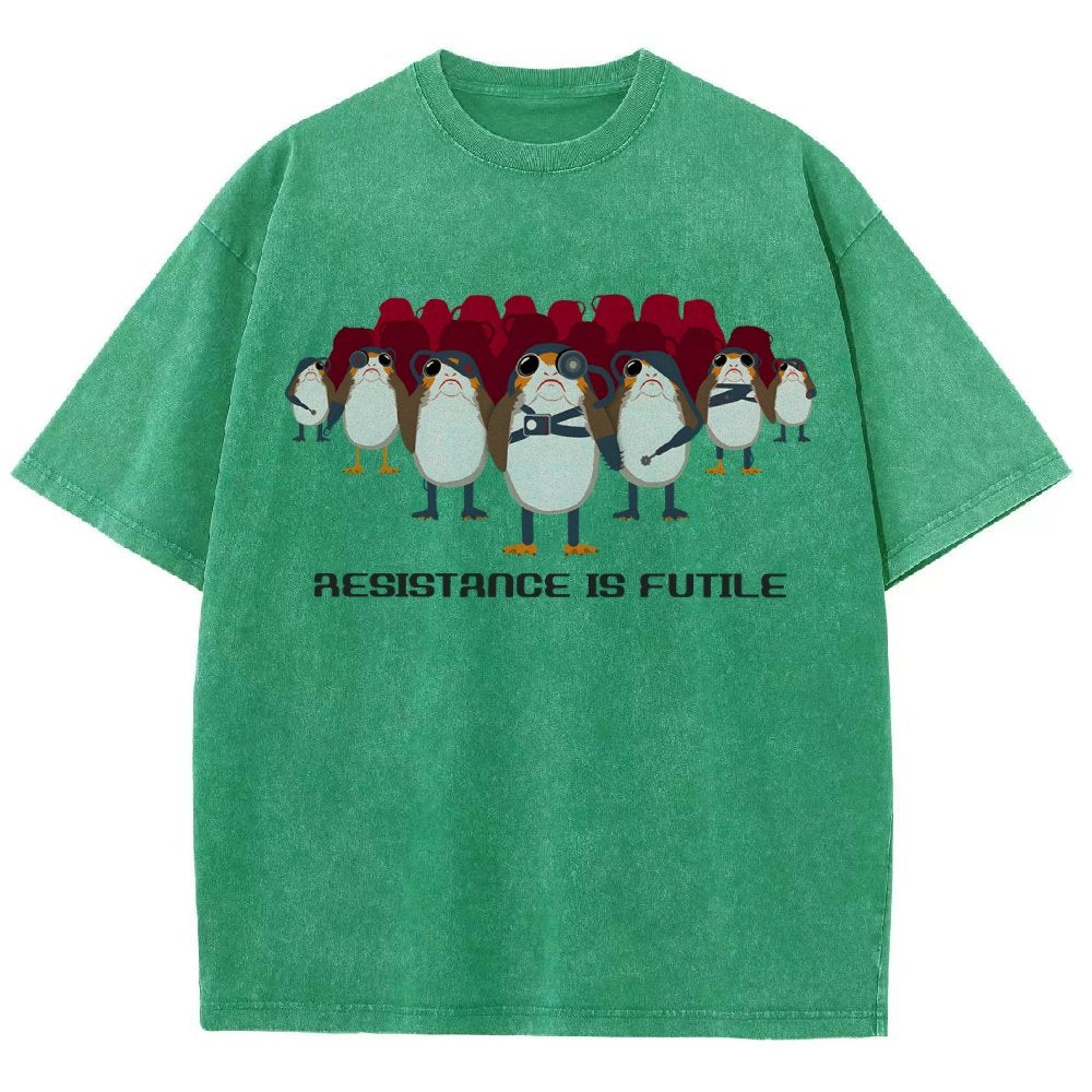 Resistance is Futile Vintage Distressed T-shirt
