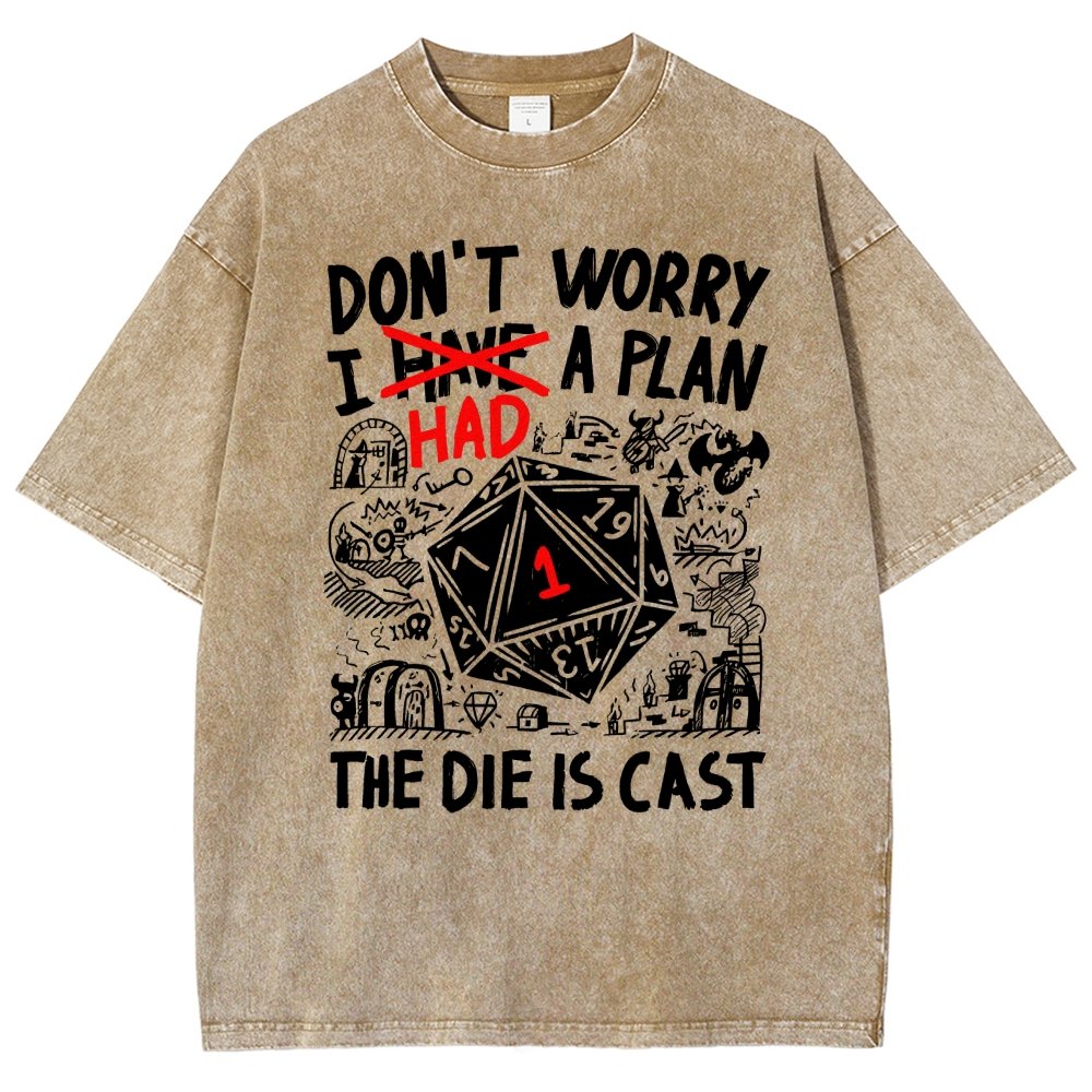 The Die Is Cast Vintage Distressed T-shirt