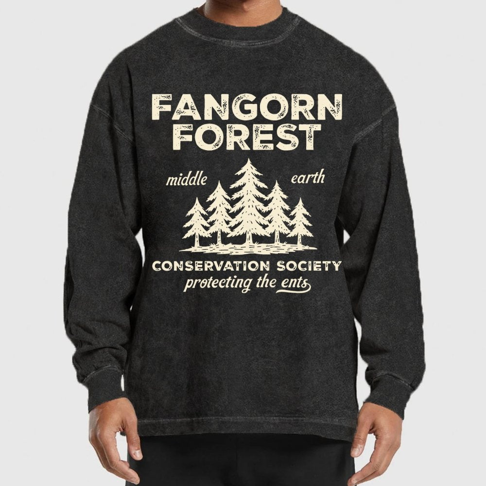 Enchanted Forest Washed Long Sleeve Tee