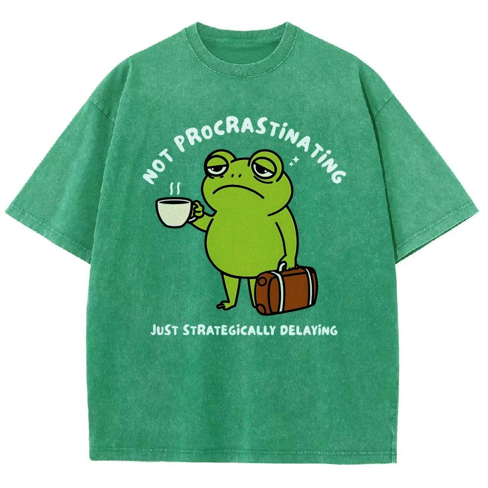 Not Procrastinating Vintage Distressed T-shirt