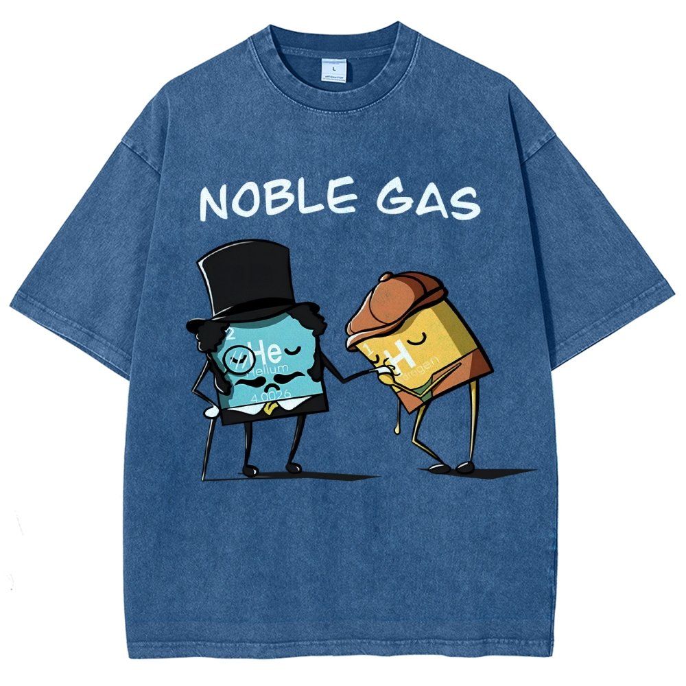 NOBLE GAS Vintage Distressed T-shirt