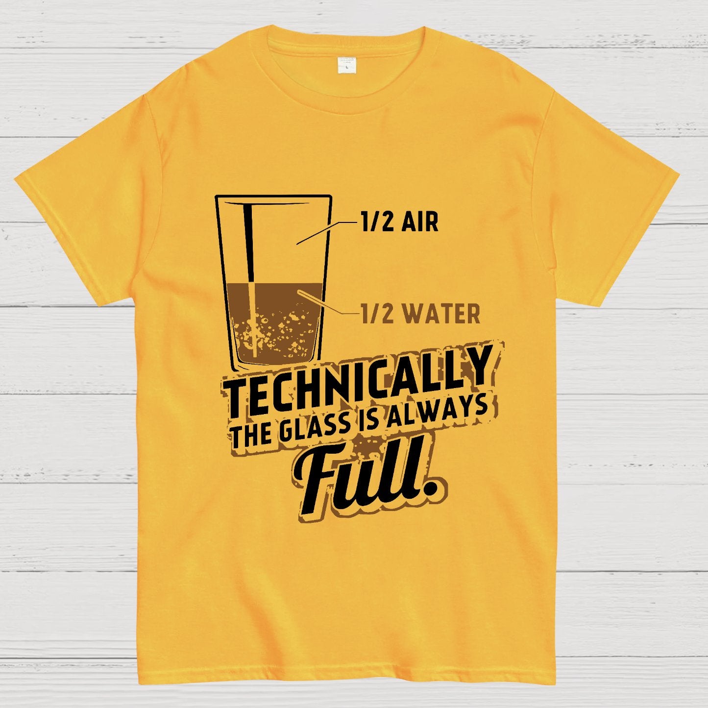 Technically the glass is always full Geeky T-Shirt