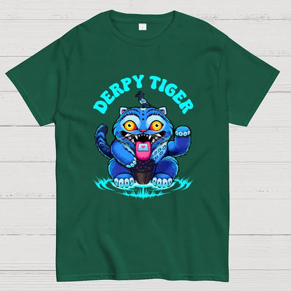Derpy Tiger Geek T-Shirt