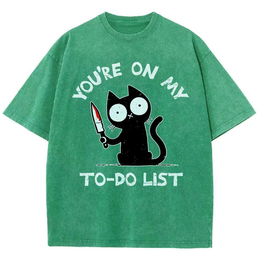 You're On My To-Do List Vintage Distressed T-shirt
