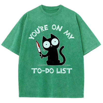 You're On My To-Do List Vintage Distressed T-shirt