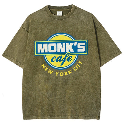 Mystic Cafe Vintage Distressed T-shirt