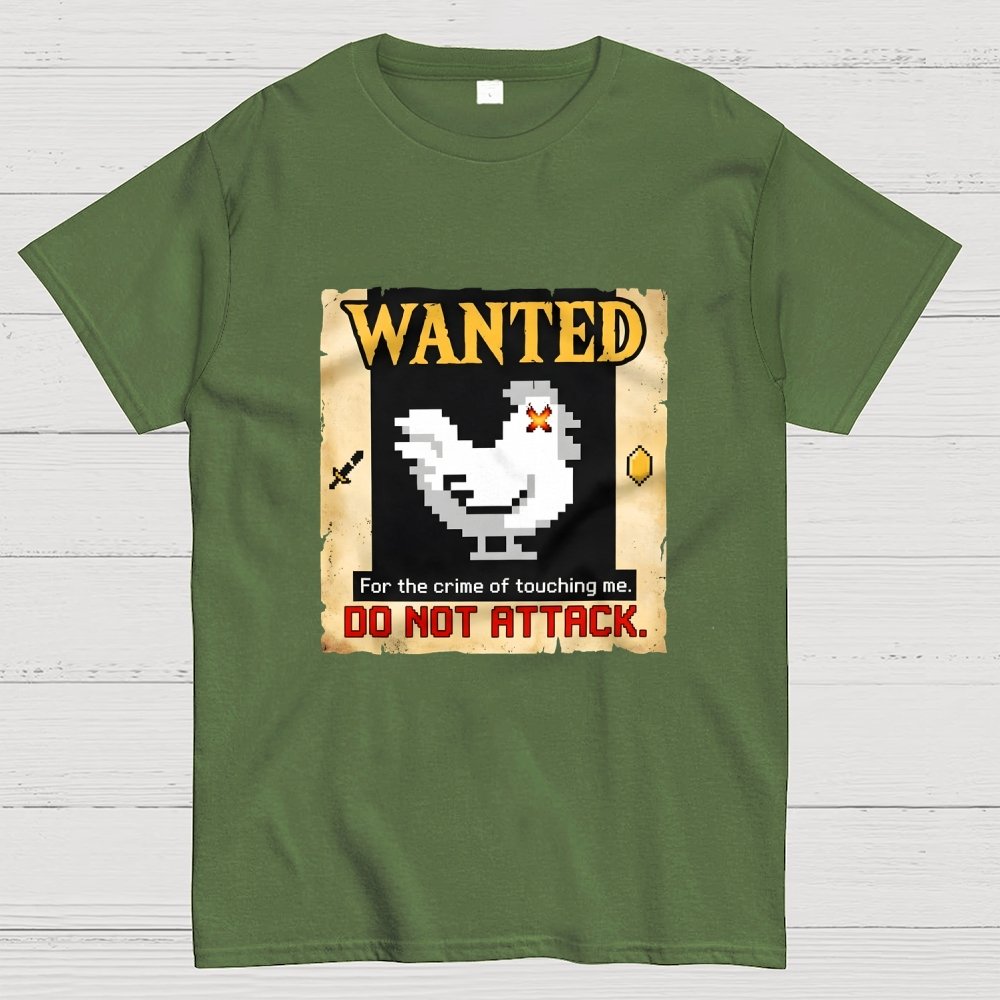 Wanted For The Crime Of Touching Me Art Print Geek T-Shirt