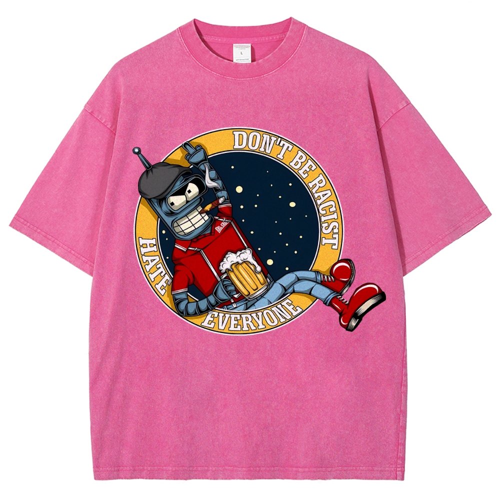 Don't Discriminate Against Race Vintage Distressed T-shirt