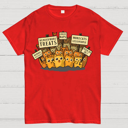 Kitten Protest Geek T-Shirt