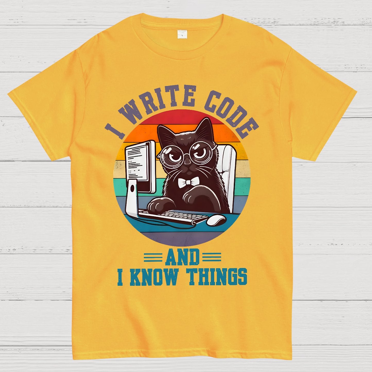 I Write Code And I Know Thing Geek T-Shirt
