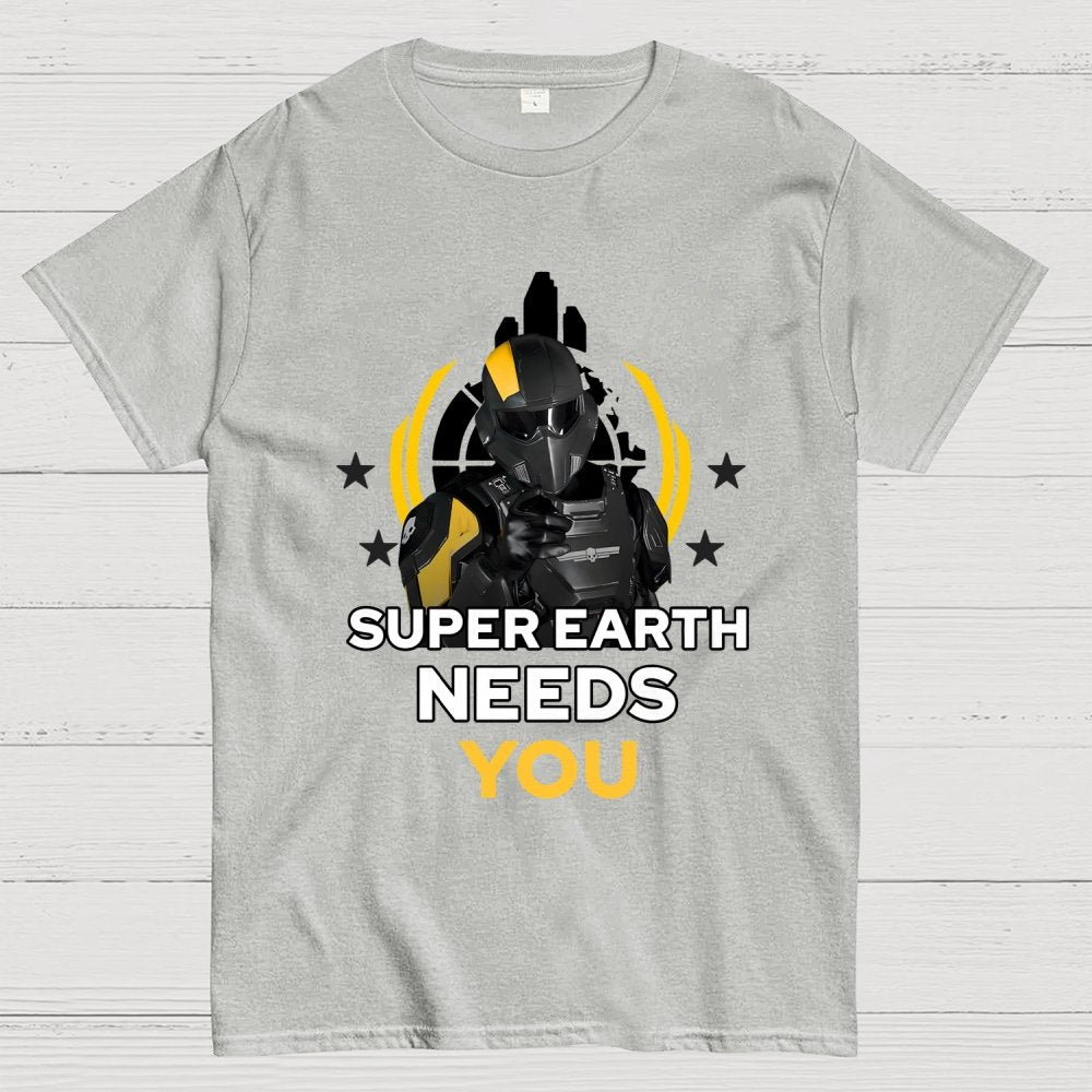 Super Earth Needs You Geek T-Shirt